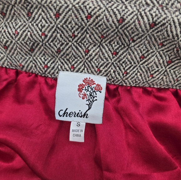 cherish tweed like coat toddler size small - Picture 6 of 6